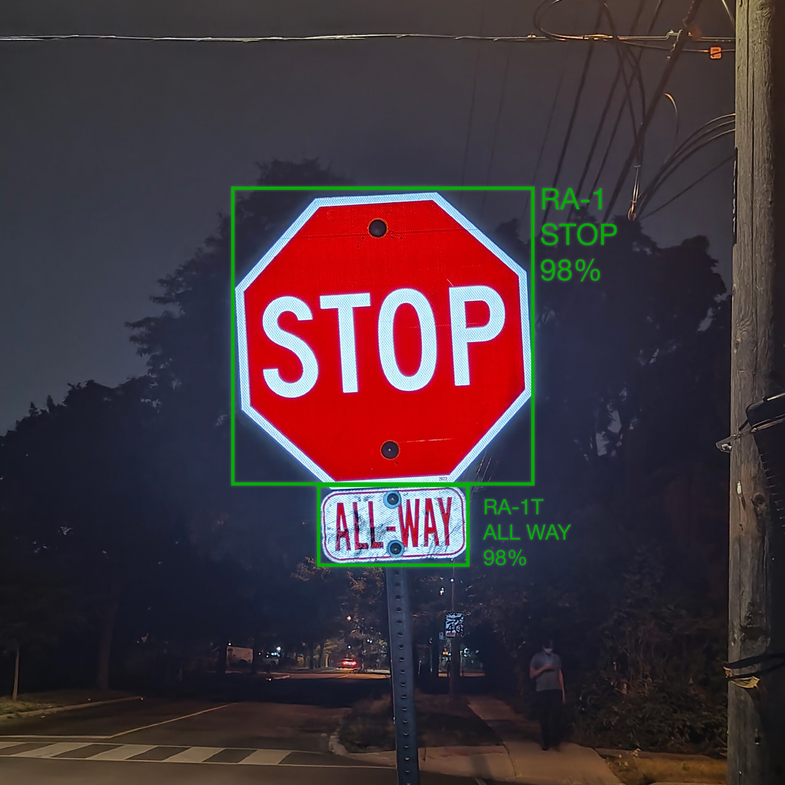 Waysights AI sign inspection dashboard
